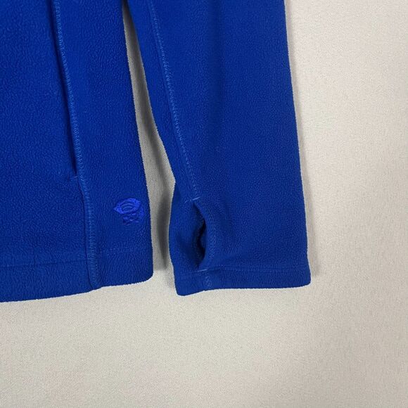Mountain Hardwear Fleece Sweatshirt Women's M Blue Turtleneck Pockets Pullover - Picture 7 of 8